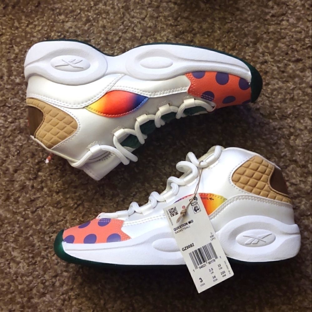 Reebok Question Candy Land Youth Size 3 NEW W TAGS